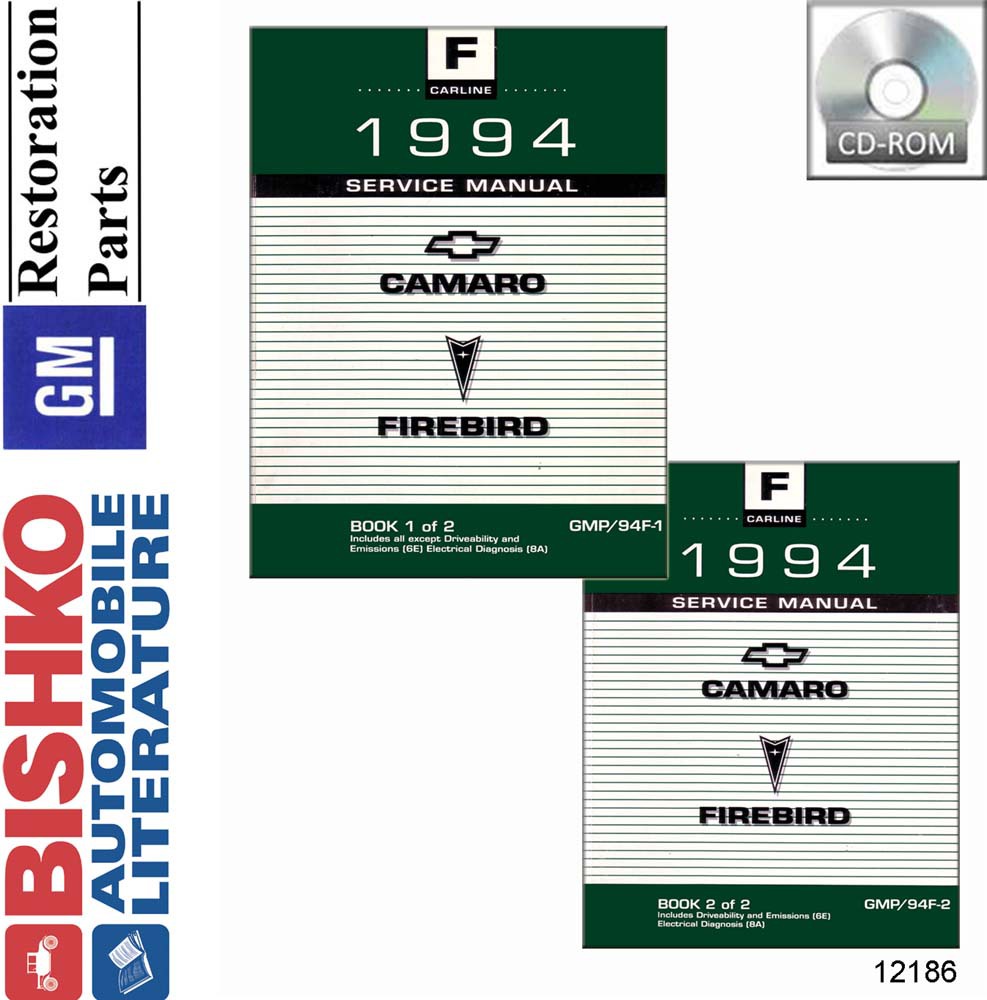 1994 Chevrolet Camaro, Firebird Factory Shop Service Manual