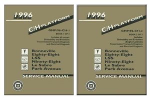 1996 Buick LeSabre, Park Avenue, Delta 88, LSS, 98, Bonneville Factory Shop Service Manual
