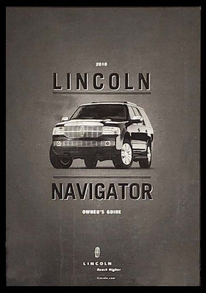 2010 Lincoln Navigator Owner's Manual