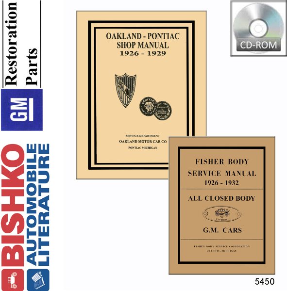 1926–1929 Pontiac ALL MODELS FISHER BODY Factory Shop Service Manual