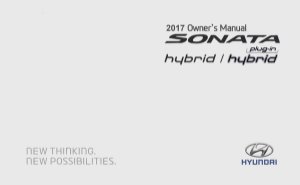 2017 Hyundai Sonata Owner's Manual