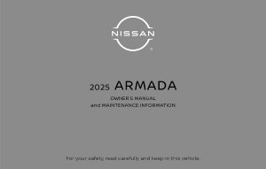 2025 Nissan Armada Owner's Manual