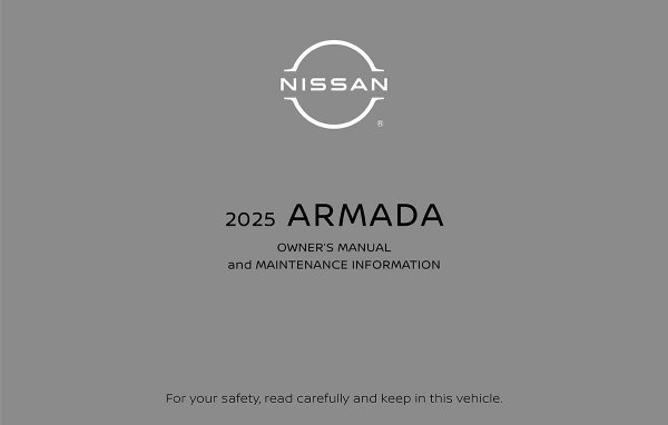 2025 Nissan Armada Owner's Manual