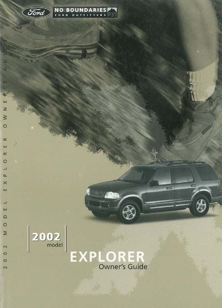 2002 Ford Explorer Owner's Manual