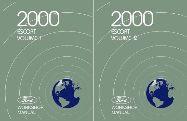 2000 Ford Escort Factory Shop Service Manual