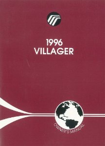 1996 Mercury Villager Owner's Manual