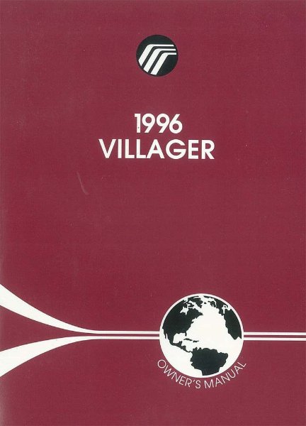 1996 Mercury Villager Owner's Manual