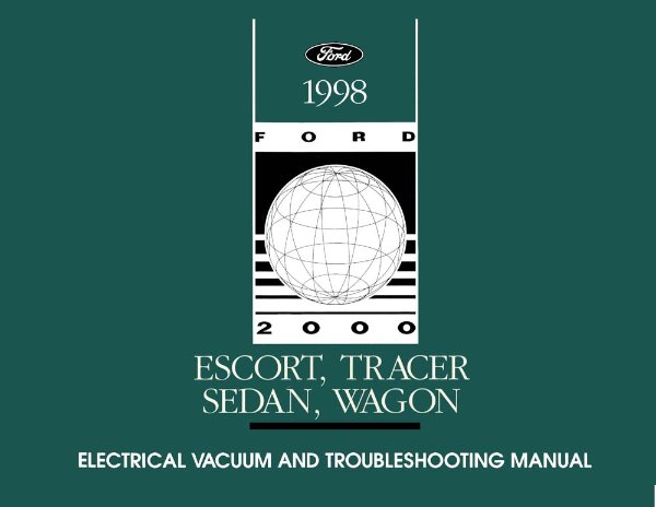 1998 Ford Escort, Tracer Wiring Diagrams Manual