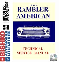 1962 AMC AMERICAN & RAMBLER Body, Chassis & Electrical Service Manual sample image
