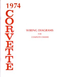 1974 Chevrolet Corvette Wiring Diagrams Manual
