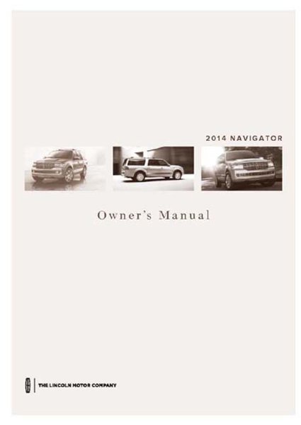 2014 Lincoln Navigator Owner's Manual