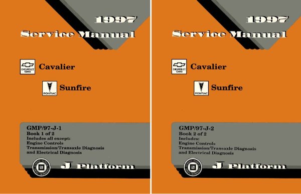 1997 Chevrolet Cavalier, Sunfire Factory Shop Service Manual