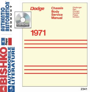 1971 Dodge All Models Factory Shop Service Manual