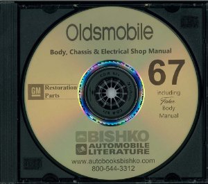 1967 Oldsmobile ALL MODELS FISHER BODY Factory Shop Service Manual