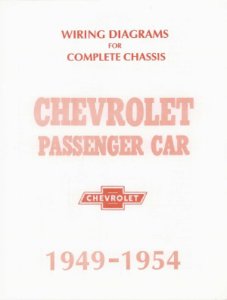 1949–1954 Chevrolet NO CORVETTE Wiring Diagrams Manual