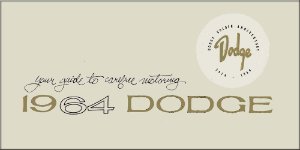 1964 Dodge Polara Owner's Manual