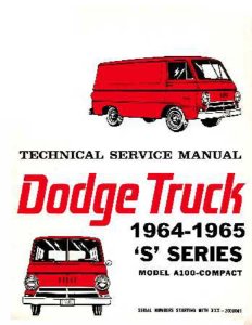 1964–1965 Dodge A-100 Compact Van Factory Shop Service Manual