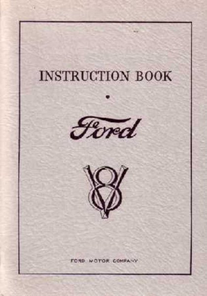 1932 Ford V-8 Car Owner's Manual