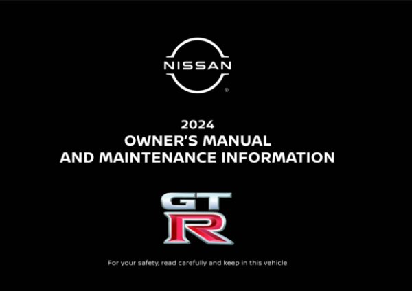 2024 Nissan GTR Owner's Manual