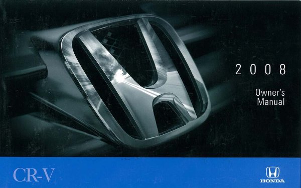 2008 Honda CR-V Owner's Manual