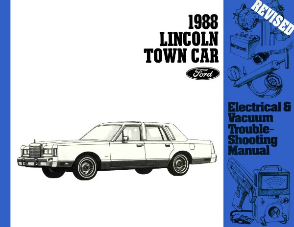 1988 Lincoln Town Car Wiring Diagrams Manual