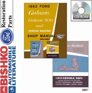 1962 1963 Ford Galaxie Station Wagon Victoria Mercury Service Repair Manual PDF