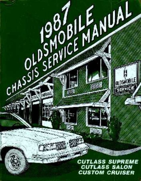 1987 Oldsmobile Cruiser, Cutlass Salon, Cutlass Supreme Factory Shop Service Manual