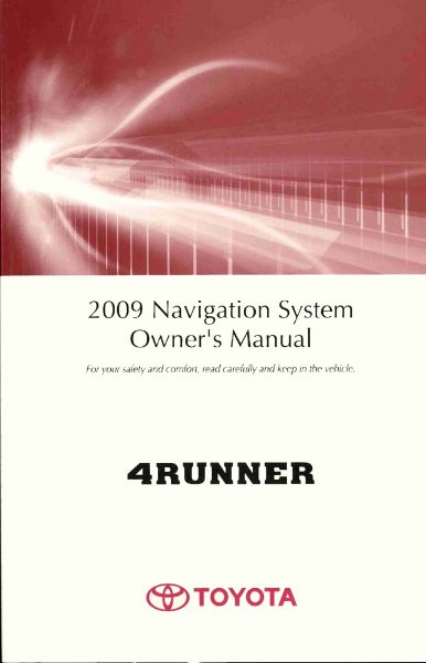 2009 Toyota 4Runner Owner's Manual