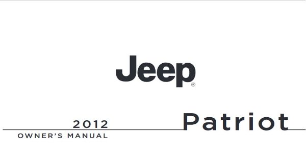 2012 Jeep Patriot Owner's Manual
