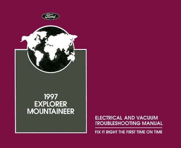 1997 Ford Explorer, Mountaineer EVTM Wiring Diagrams Manual