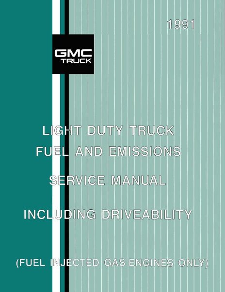 1991 Chevrolet Truck Light Duty Trucks Factory Shop Service Manual