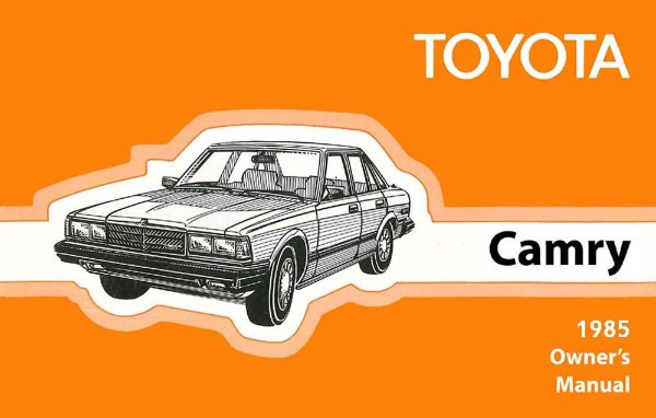 1985 Toyota Camry Owner's Manual