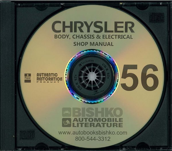 1956 CHRYSLER Body, Chassis & Electrical Service Manual main image