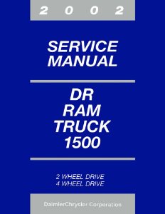 2002 Dodge Truck 1500 Factory Shop Service Manual