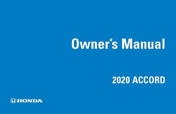 2020 Honda Accord Sedan Owner's Manual