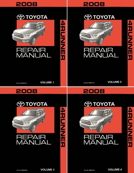 2008 Toyota 4-Runner Factory Shop Service Manual