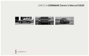 2023 Lincoln Corsair Owner's Manual