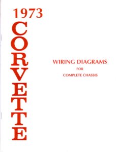 1973 Chevrolet Corvette Wiring Diagrams Manual