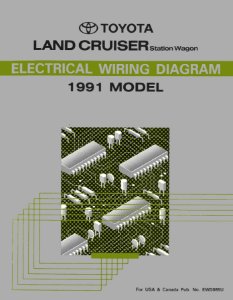 1991 Toyota Land Cruiser Wiring Diagrams Manual