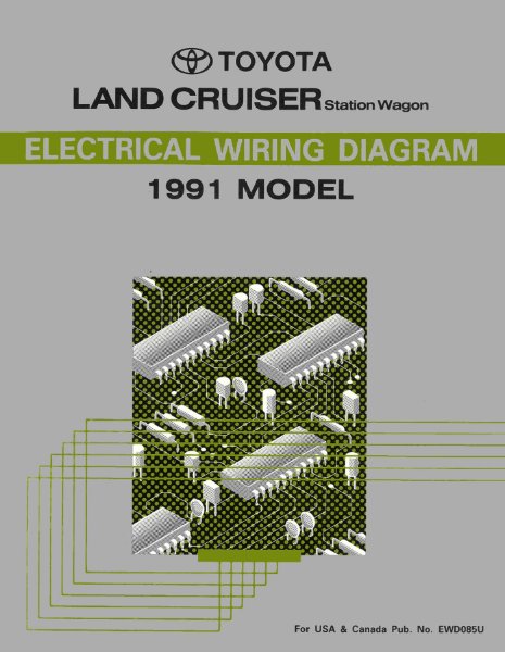 1991 Toyota Land Cruiser Wiring Diagrams Manual