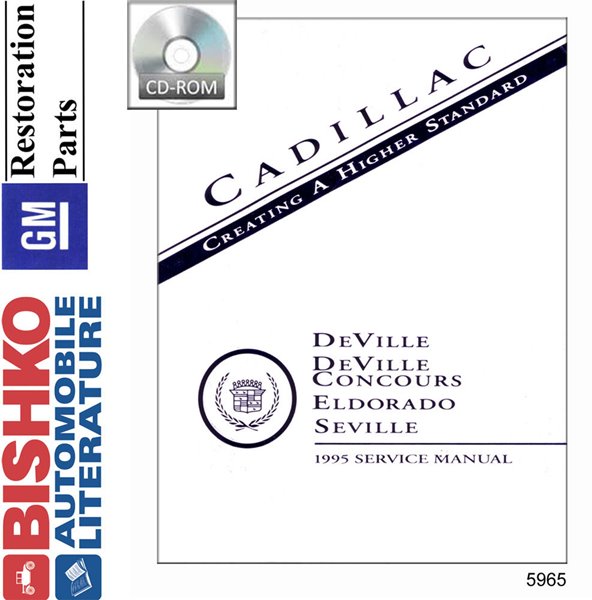 1995 Cadillac Eldorado, Seville Factory Shop Service Manual