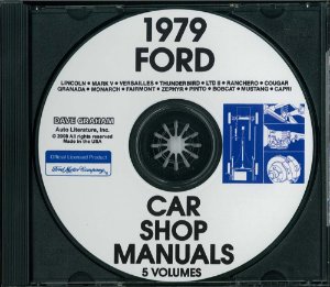 1979 Ford Lincoln Mercury Shop Service Repair Manual PDF