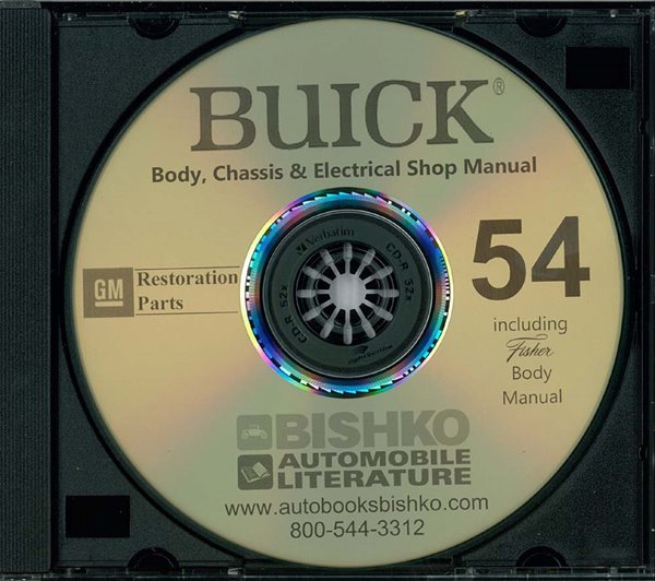 1954 Buick ALL MODELS FISHER BODY Factory Shop Service Manual