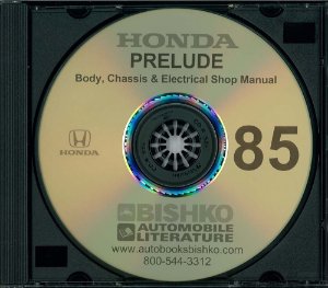 1985 Honda Prelude Factory Shop Service Manual