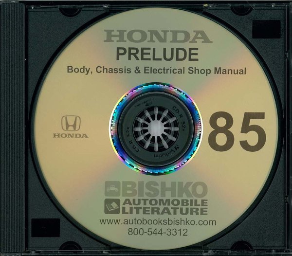 1985 Honda Prelude Factory Shop Service Manual