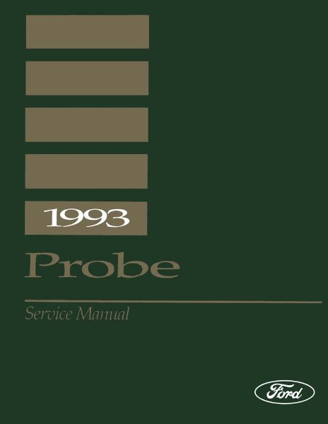 1993 Ford Probe Factory Shop Service Manual