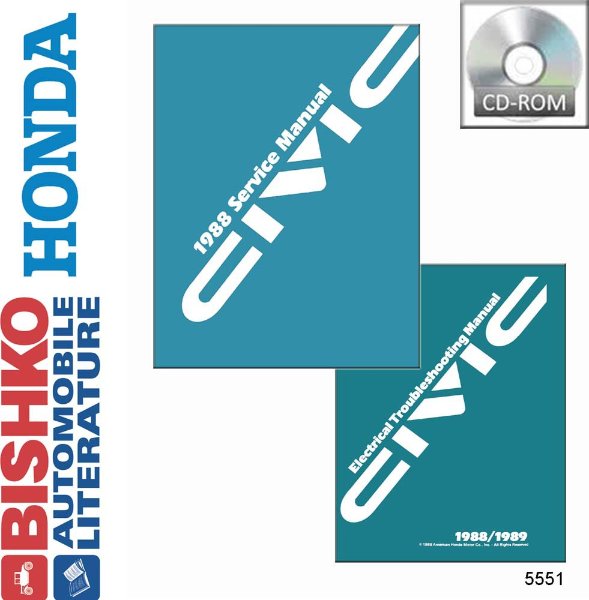 1988 Honda Civic Factory Shop Service Manual
