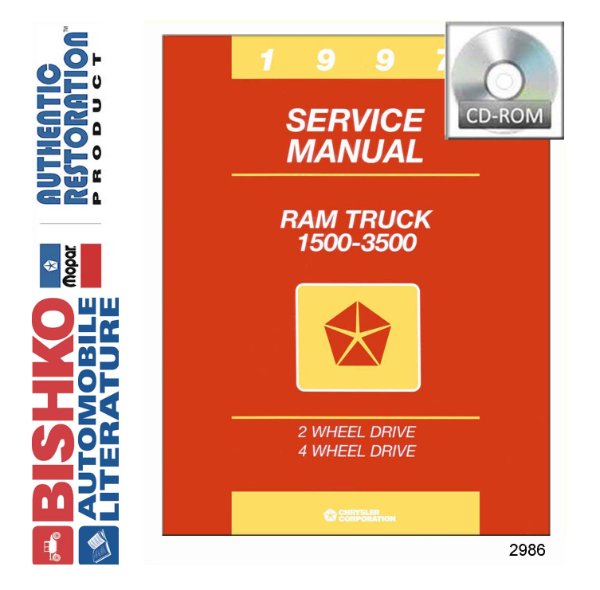 1997 Dodge 1500-3500 Ram Truck Factory Shop Service Manual