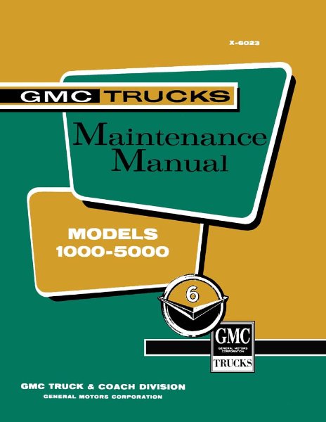 1960 GMC Truck Shop Service Repair Manual