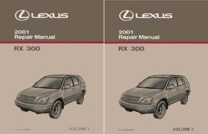 2001 Lexus RX 300 Factory Shop Service Manual